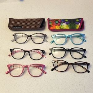 Reading glasses 1.75 6 pair